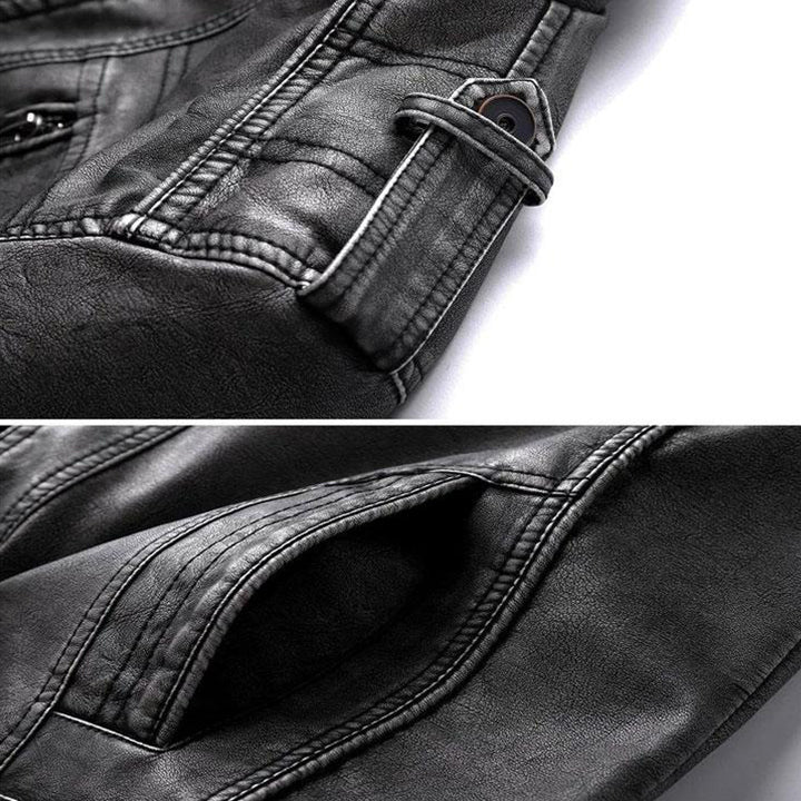 Bonanza Premium Crafted PU Leather Jacket - Durable, Waterproof, Badass Style