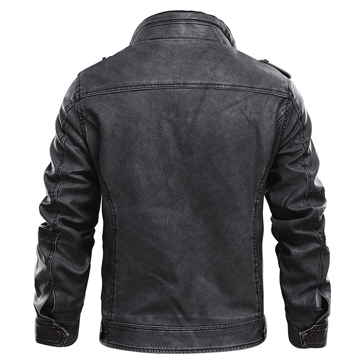 Bonanza Premium Crafted PU Leather Jacket - Durable, Waterproof, Badass Style